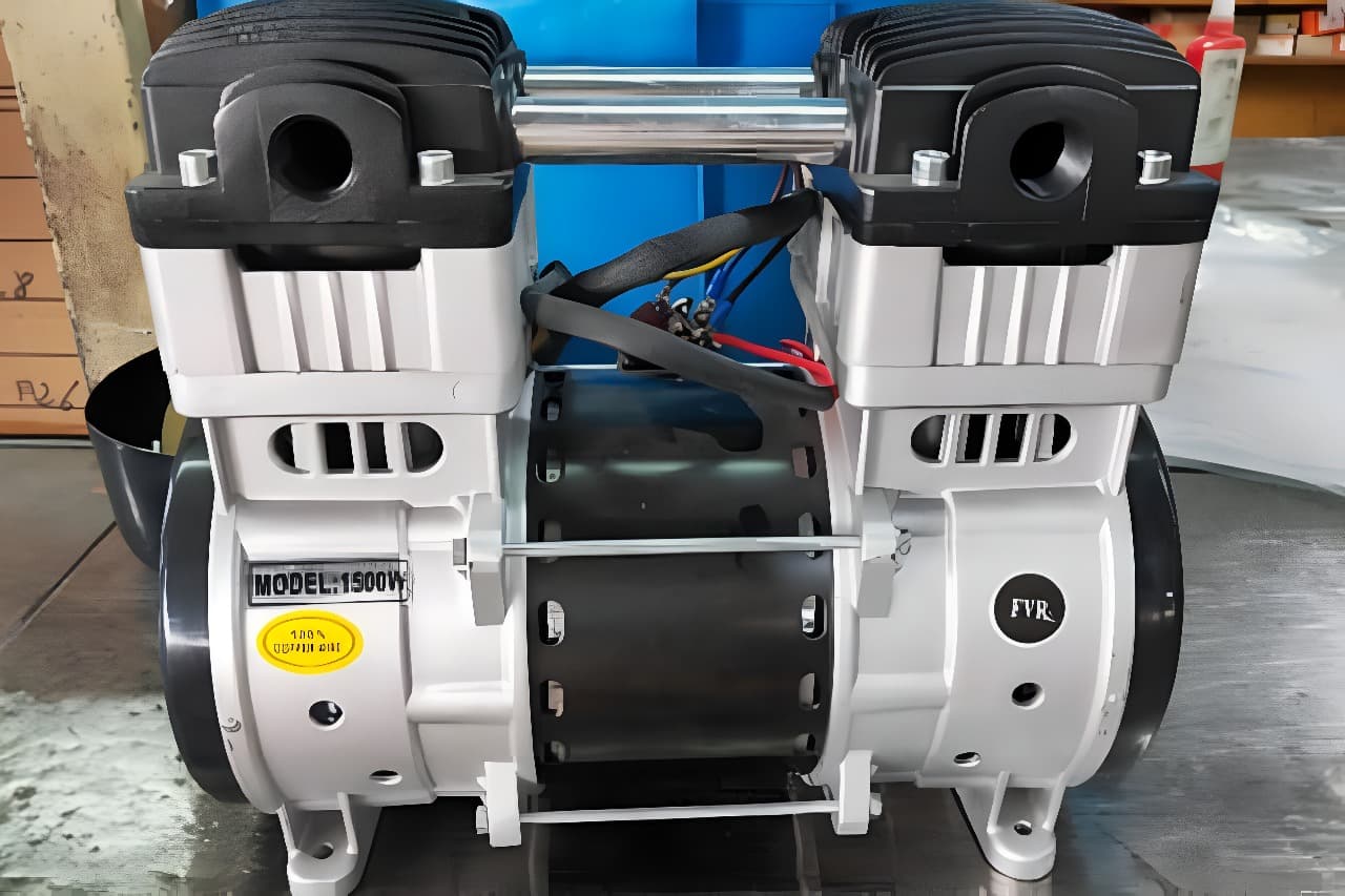 Compresor horizontal para aire comprimido industrial