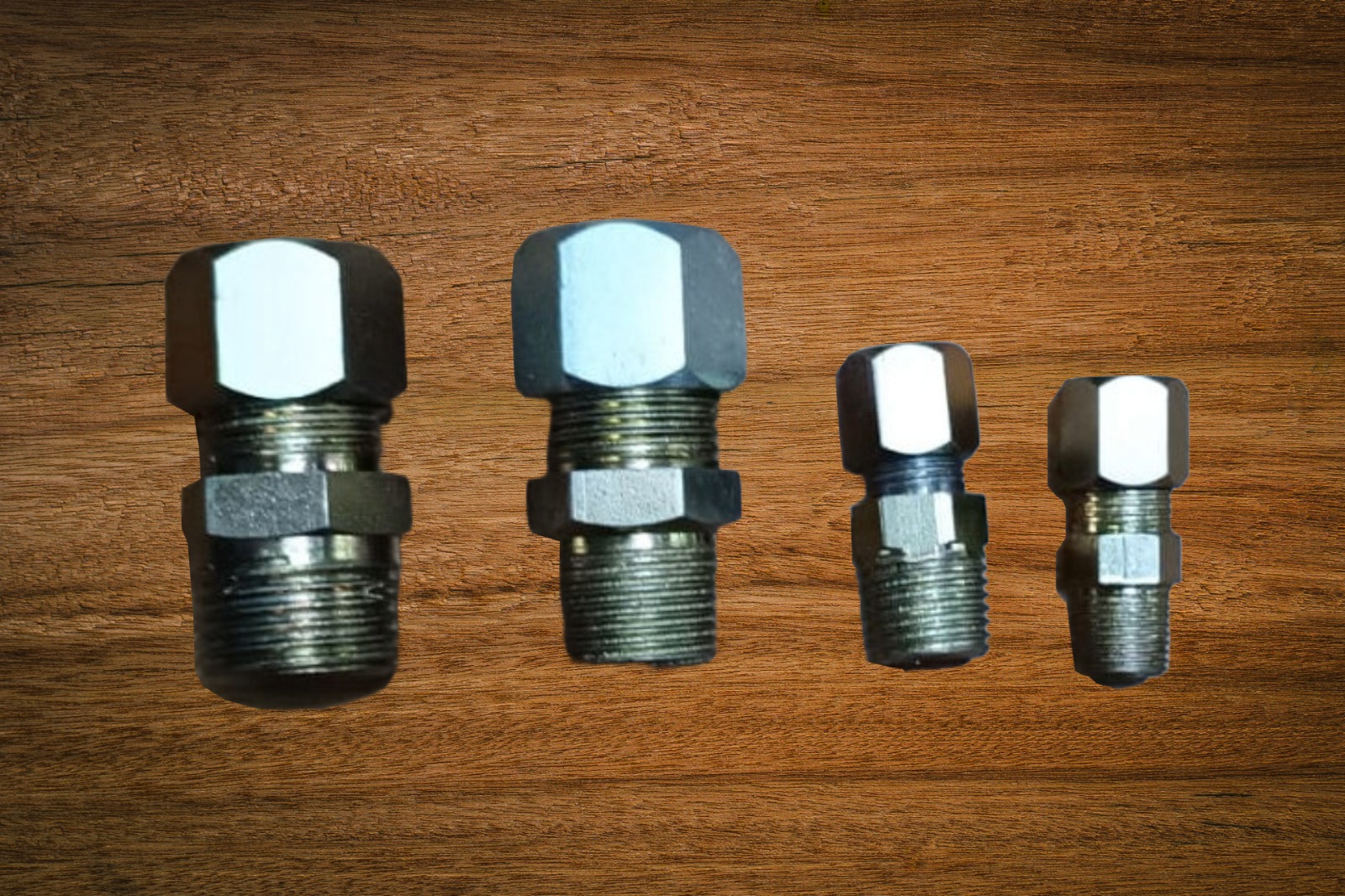 Conectores de compresión en acero inoxidable