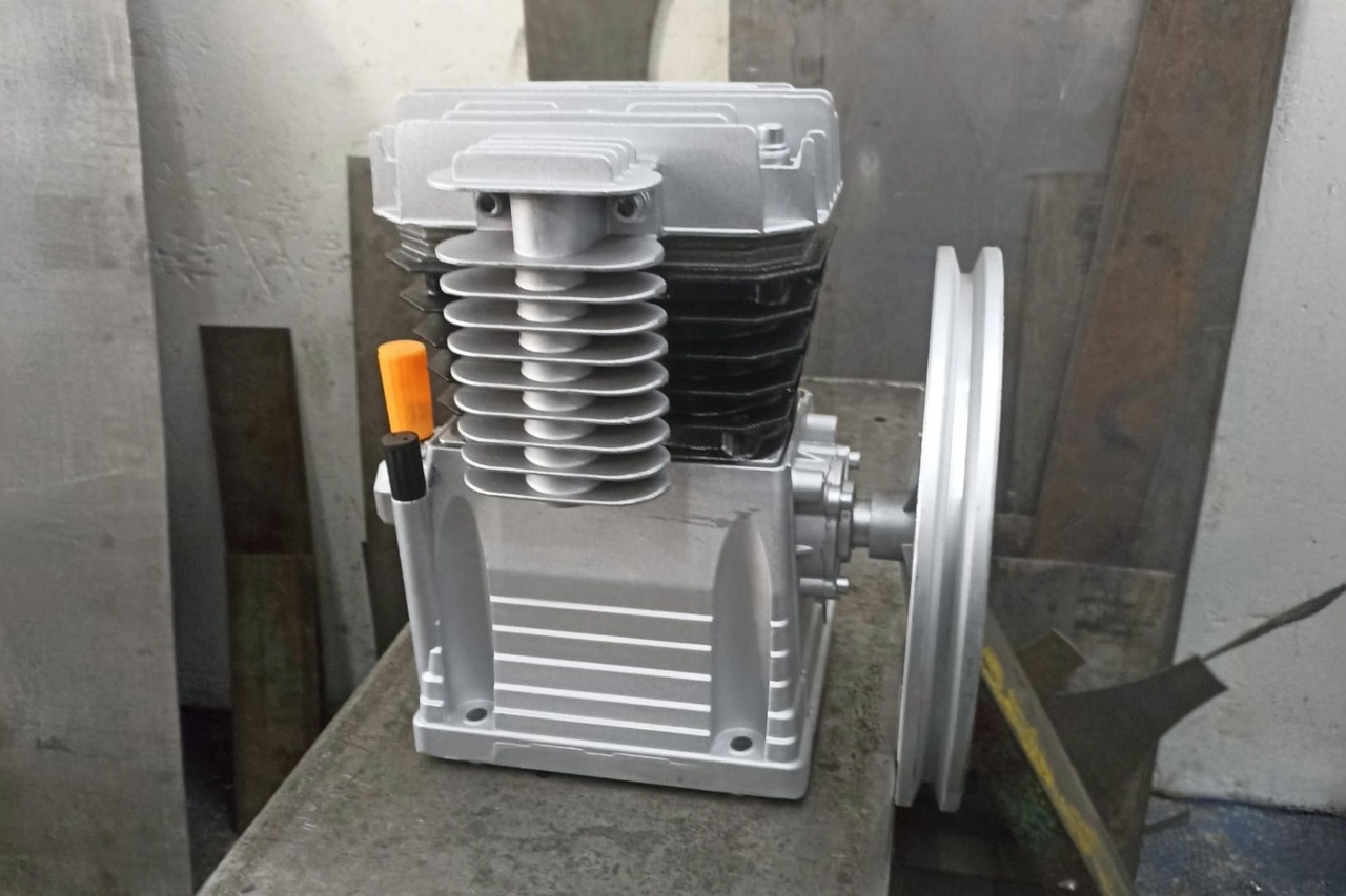 Cabezote tipo V para compresor industrial de alto rendimiento