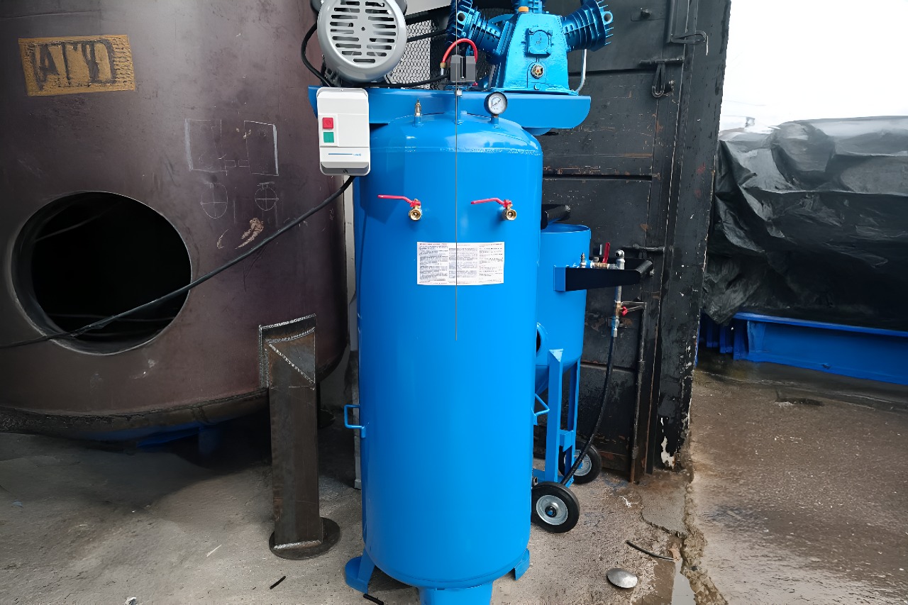 Sistema de aire comprimido doble para alta demanda