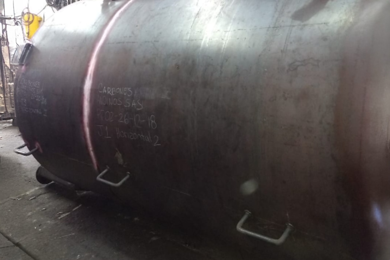 Tanque pulmón fabricado a medida para empresas